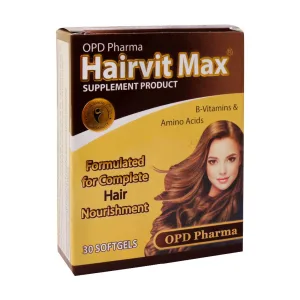 کپسول ژلاتینی هیرویت مکس او پی دی فارما