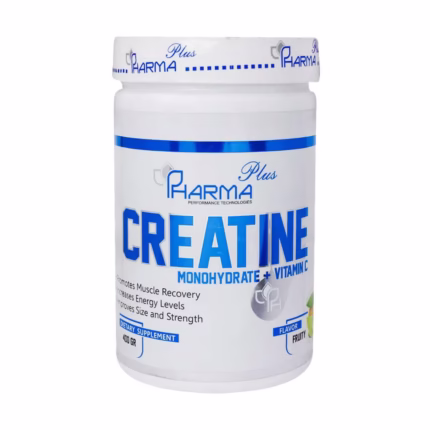پودر کراتین مونوهیدرات + ویتامین C فارما پلاس 400 گرمی